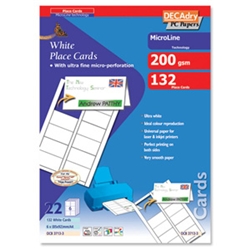 Place Cards for Folding [Pack 132 Cards]